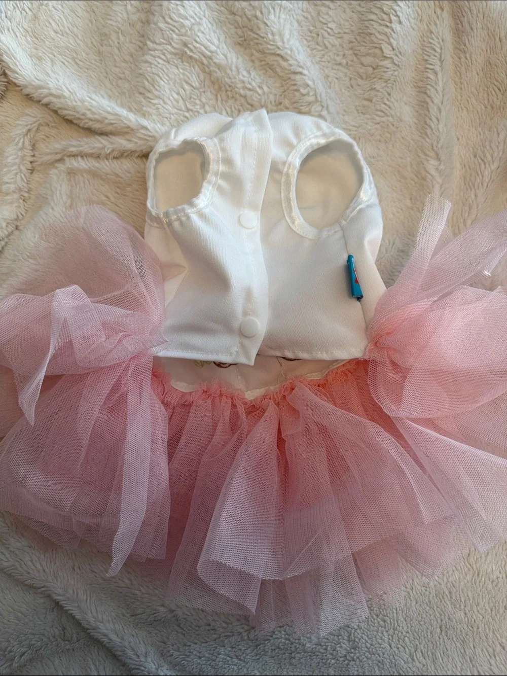 Pink Bunny Tutu Dress Dog Costume